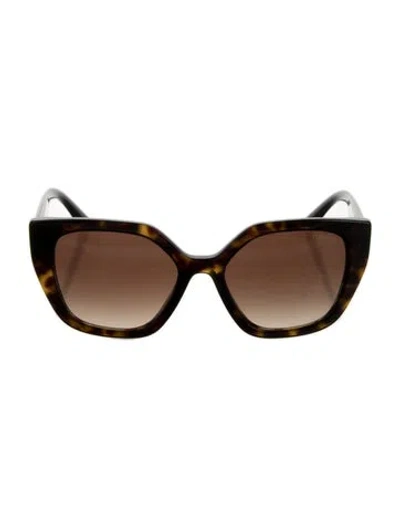 Pre-owned Prada Cat-eye Gradient Sunglasses In Brown