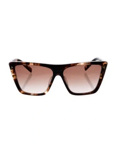Pre-owned Prada Cat-eye Gradient Sunglasses In Brown