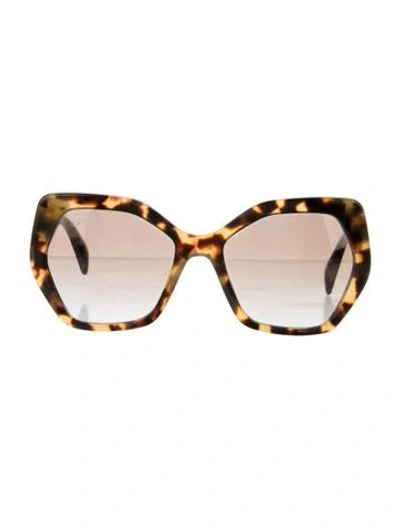 Pre-owned Prada Cat-eye Gradient Sunglasses In Brown