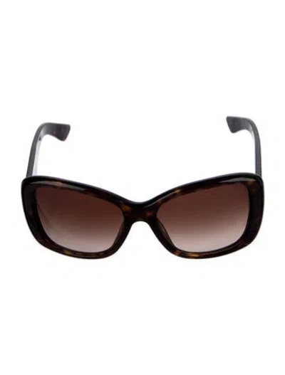 Pre-owned Prada Cat-eye Gradient Sunglasses In Brown