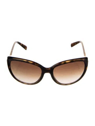 Pre-owned Prada Cat-eye Gradient Sunglasses In Brown