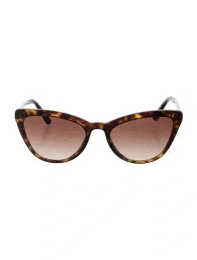 Pre-owned Prada Cat-eye Gradient Sunglasses In Brown