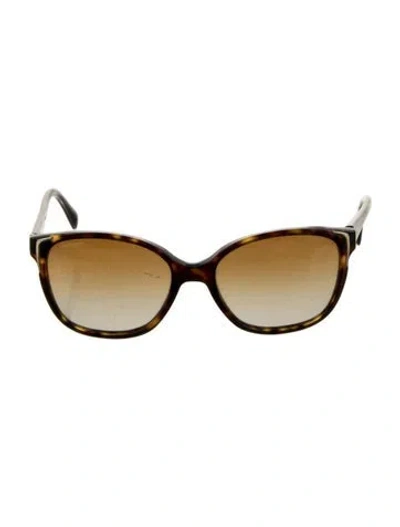 Pre-owned Prada Cat-eye Gradient Sunglasses In Brown