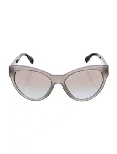 Pre-owned Prada Cat-eye Gradient Sunglasses In Gray