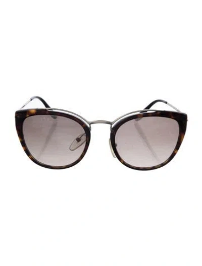 Pre-owned Prada Cat-eye Gradient Sunglasses In Multi