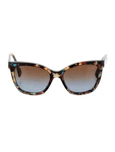 Pre-owned Prada Cat-eye Gradient Sunglasses In Multi