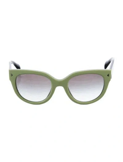 Pre-owned Prada Cat-eye Gradient Sunglasses In Multi