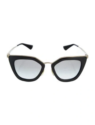 Pre-owned Prada Cat-eye Gradient Sunglasses In Multi