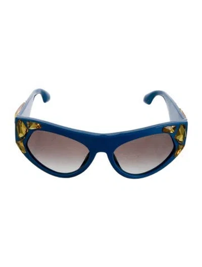 Pre-owned Prada Cat-eye Gradient Sunglasses In Multi