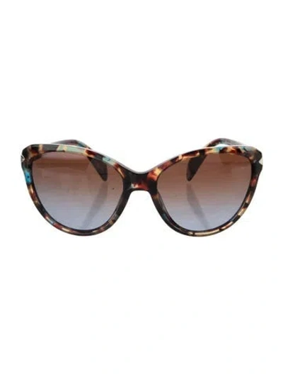 Pre-owned Prada Cat-eye Gradient Sunglasses In Multi