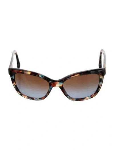 Pre-owned Prada Cat-eye Gradient Sunglasses In Multi