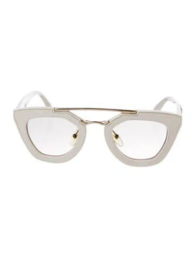 Pre-owned Prada Cat-eye Gradient Sunglasses In Neutral