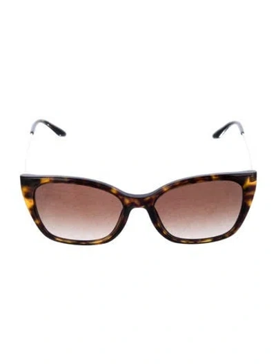 Pre-owned Prada Cat-eye Gradient Sunglasses In Neutral