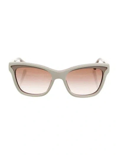 Pre-owned Prada Cat-eye Gradient Sunglasses In Neutrals