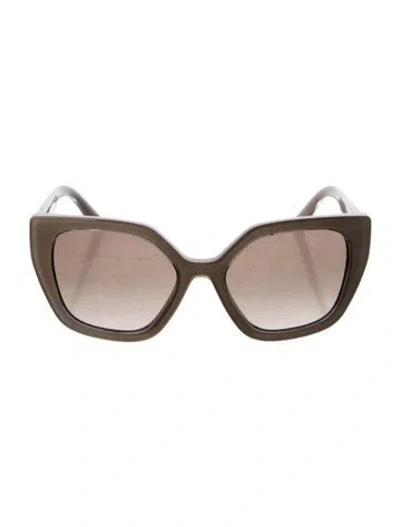 Pre-owned Prada Cat-eye Gradient Sunglasses In Neutrals