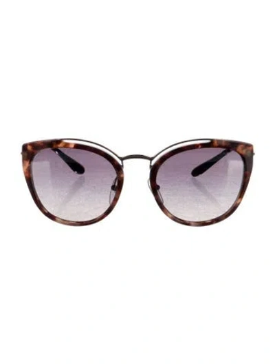 Pre-owned Prada Cat-eye Gradient Sunglasses In Pink