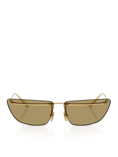 Prada Cat-eye Sunglasses In Metallic