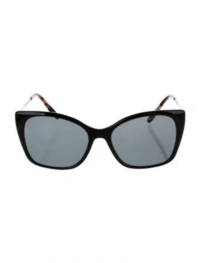 Pre-owned Prada Cat-eye Tinted Sunglasses In Black