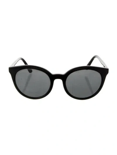 Pre-owned Prada Cat-eye Tinted Sunglasses In Black