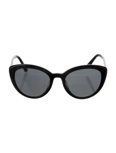 Pre-owned Prada Cat-eye Tinted Sunglasses In Black