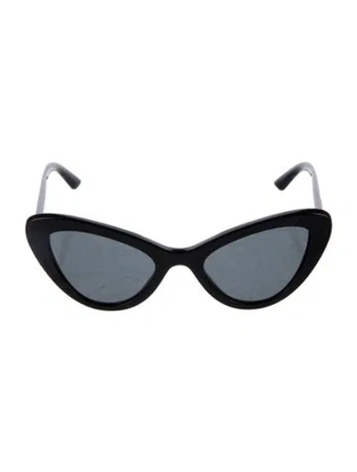 Pre-owned Prada Cat-eye Tinted Sunglasses In Black