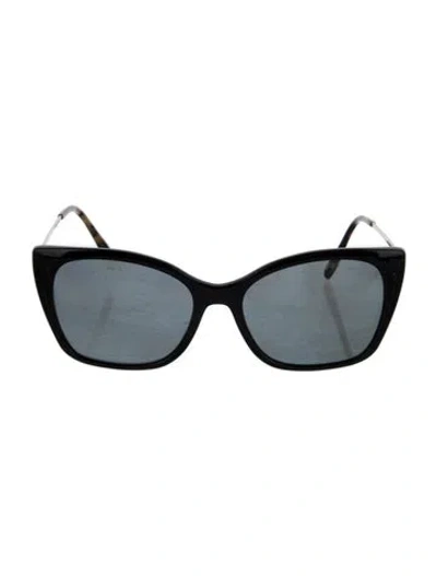 Pre-owned Prada Cat-eye Tinted Sunglasses In Black