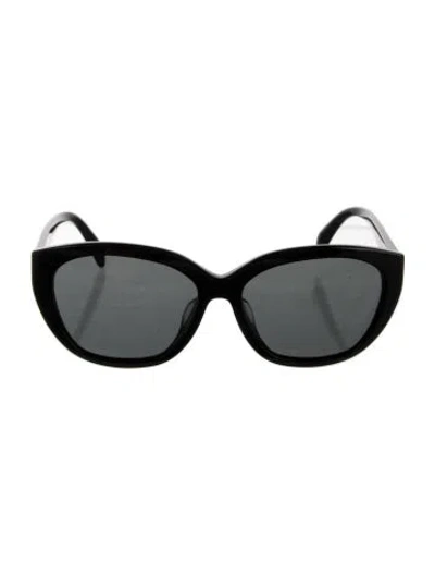 Pre-owned Prada Cat-eye Tinted Sunglasses In Black
