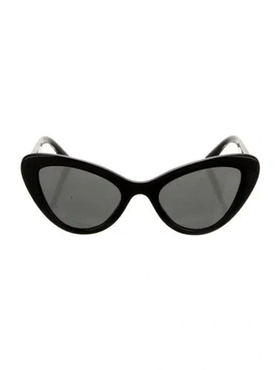 Pre-owned Prada Cat-eye Tinted Sunglasses In Black