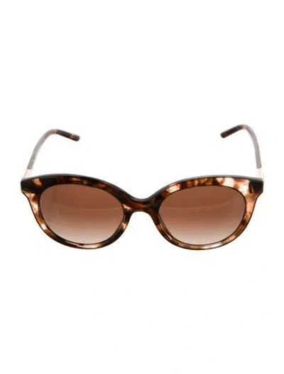 Pre-owned Prada Cat-eye Tinted Sunglasses In Brown