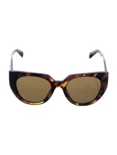 Pre-owned Prada Cat-eye Tinted Sunglasses In Multi