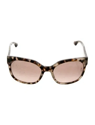 Pre-owned Prada Cat-eye Tinted Sunglasses In Neutral