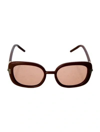 Pre-owned Prada Cat-eye Tinted Sunglasses In Neutral