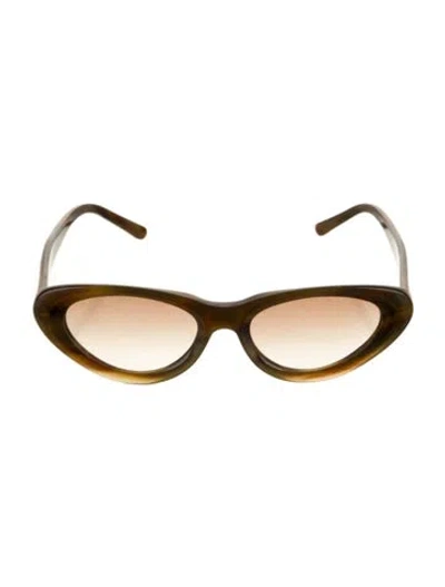 Pre-owned Prada Cat-eye Tinted Sunglasses In Neutral