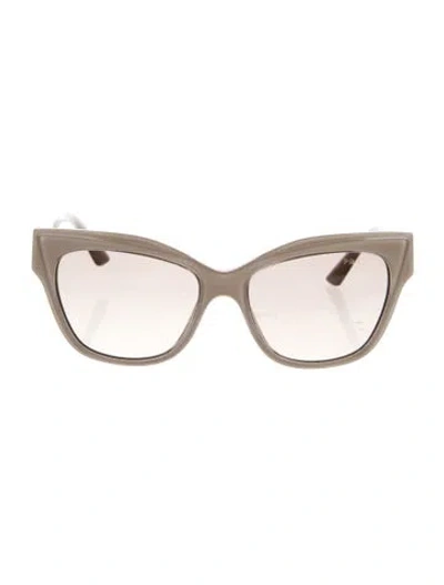 Pre-owned Prada Cat-eye Tinted Sunglasses In Neutral