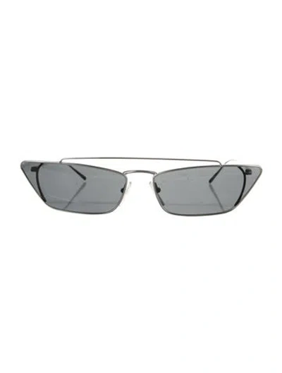 Pre-owned Prada Cat-eye Tinted Sunglasses W/ Tags In Black