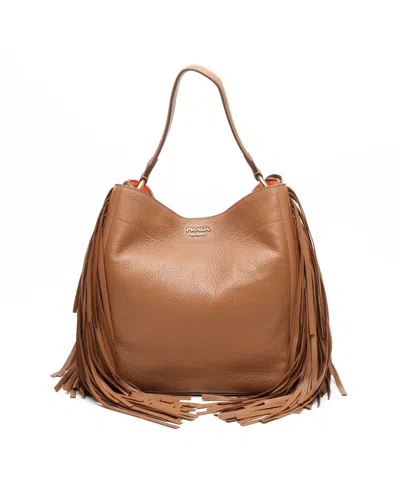 Prada Cervo Fringe Bag