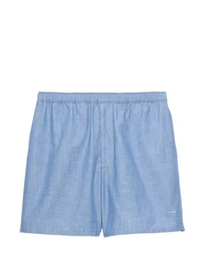 PRADA CHAMBRAY BERMUDAS