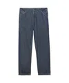 Prada Chambray Pants In Blue