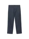 Prada Chambray Pants In Blue