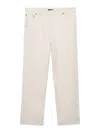 Prada Chambray Pants In Neutral