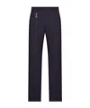 Prada Tailored Cotton Poplin Trousers In Blue
