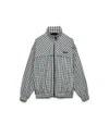 Prada Jacket High Collar Elastic Cuffs Hem In Blue