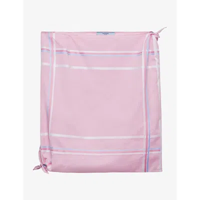 PRADA WOMENS PRADA CHECKED COTTON SKIRT