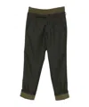 Prada Belt Loop Casual Pants In Black