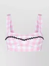 Prada Checkered Bra Vest