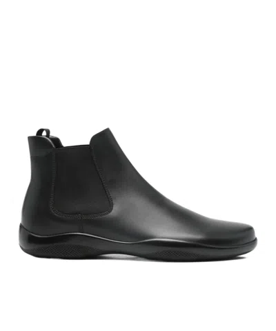 PRADA CHELSEA BOOTS WITH PULL TABS