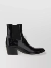 PRADA CHELSEA STREAMLINED LEATHER ANKLE BOOTS