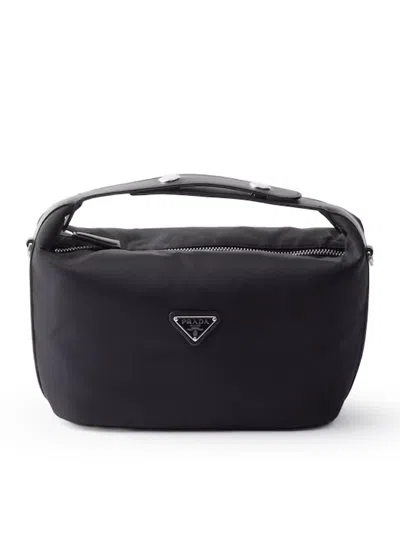 Prada Chérie Mini Bag In Re-nylon In Black