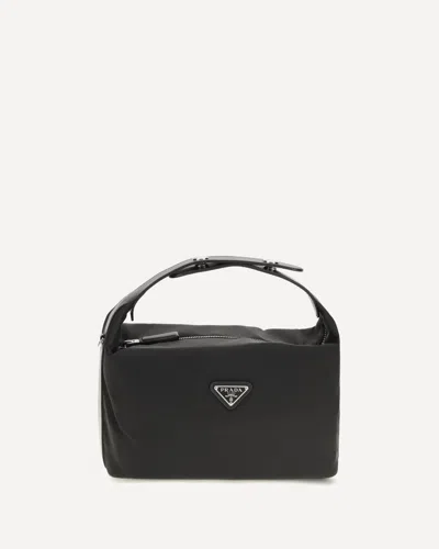 Prada Chérie Mini Handbag In Black