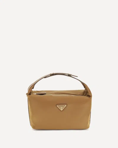 Prada Chérie Mini Handbag In Brown